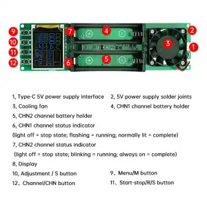 Probador  Tester de capacidad y resistencia. miniatura 3