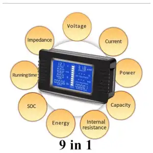 Voltimetro Amperimetro Tester 200V  Shunt 100A M0356 miniatura 2