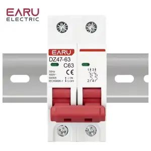 Mini Breaker termomagnetico 32A 2P 400V M0957 miniatura 1