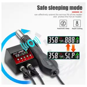 Estación de soldadura JCD 8898PRO  2 en 1. 800W M0358 miniatura 4