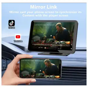 Pantalla GPS 12V-24V Android Auto portátil M0250 miniatura 3