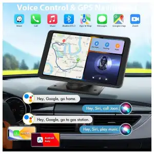 Pantalla GPS 12V-24V Android Auto portátil M0250 miniatura 1