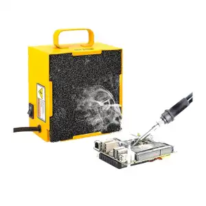 Extractor Humos Soldadura Filtro Carbón Activado 3000RPM + Filtro Repuesto Incluido miniatura 1