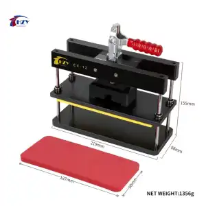 Prensa Universal HZY EX-12 para Pegar Pantalla y Tapa Trasera iPhone X a 17 Pro Max Android M0650 miniatura 2