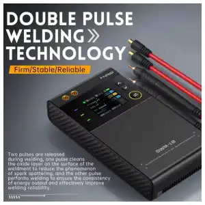 Soldadora de Puntos Portátil FNIRSI SWM-10 1200A para Baterías 18650 con Batería 5000mAh y Power Bank miniatura 2
