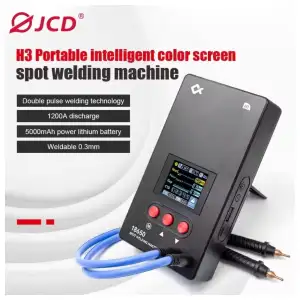 Soldadora de Puntos Portátil JCD  / H3 1200A 0.25mm con Pantalla Color 1.8" y Batería 5000mAh para 18650 / Celular miniatura 1