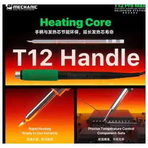 MECHANIC T12 Pro Max Estación Soldar 160W Sleep T12 Handle M0442 miniatura 3