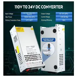 VAYALT Fuente Conmutada DC 12V 83.3A 1000W AC a DC 110V/220V M0445 miniatura 4