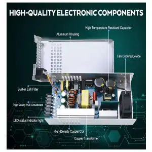 VAYALT Fuente Conmutada DC 12V 83.3A 1000W AC a DC 110V/220V M0445 miniatura 3