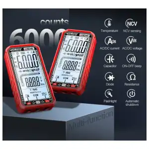 ANENG 620C Smart Multímetro Digital AC 6000 Cuentas Voltage Tester Amperímetro Capacitor Ohm Resistencia Hz Diodo M0663 miniatura 1