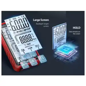 ANENG 620C Smart Multímetro Digital AC 6000 Cuentas Voltage Tester Amperímetro Capacitor Ohm Resistencia Hz Diodo M0663 miniatura 4