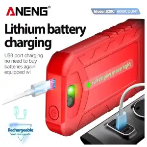 ANENG 620C Smart Multímetro Digital AC 6000 Cuentas Voltage Tester Amperímetro Capacitor Ohm Resistencia Hz Diodo M0663 miniatura 2