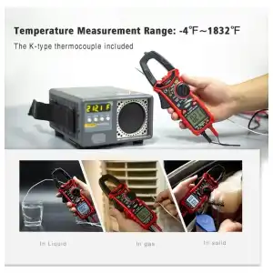 KAIWEETS HT206D Clamp Meter Digital M0450 miniatura 4