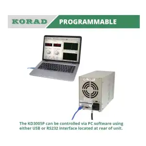 KORAD KD3005P Fuente Alimentación  30V 5A M0455 miniatura 2