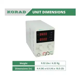 KORAD KD3005P Fuente Alimentación  30V 5A M0455 miniatura 4