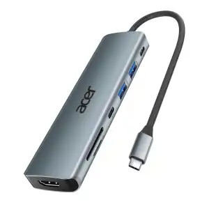 Acer Hub USB-C 7 en 1 Adaptador Multipuerto 4K HDMI 100W PD M0456 miniatura 4