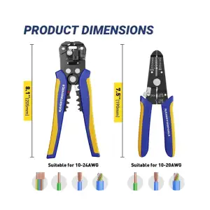 Haisstronica Kit Pelacables All-in-One AWG 10-24 Automático + Manual M0458 miniatura 1