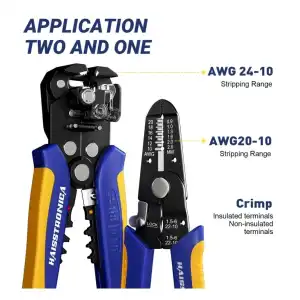 Haisstronica Kit Pelacables All-in-One AWG 10-24 Automático + Manual M0458 miniatura 2