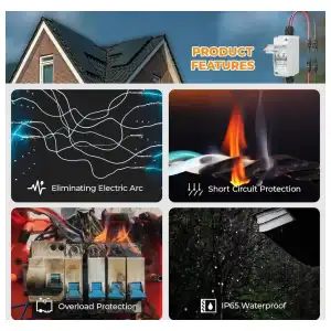 HCOVTXR Switch Desconexión Panel Solar 1000V 30A DC IP65 Outdoor M0668 miniatura 4
