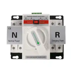 Interruptor de trasferencia automática de doble potencia. 63A 110V M0402 miniatura 7