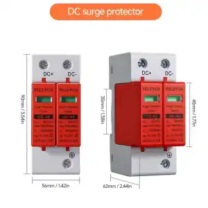 Supresor Pico SPD DC 800V 20-40KA- M0999 PELEYON miniatura 2