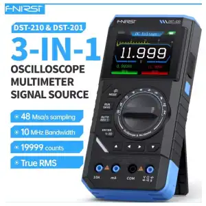 Multímetro Osciloscopio Generador 3 en 1 FNIRSI DST-210 10MHz 19999 - M1010 miniatura 4