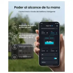 Estación Energía OUPES Mega 1 Lite 1024WH 2000W AC Pico 4500W Lifepo4 - M1036* miniatura 5