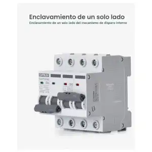 Breaker Transferencia Manual Chtaixi 50A 120V/240V AC Dual 2-Polos Riel DIN - M1030 miniatura 4