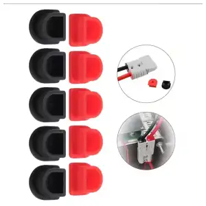 Tapa Sellado Conector Anderson 50A 2Pcs Plástico Weatherproof Antipolvo Cable - E1051 miniatura 1