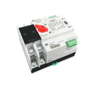 ATS Riel DIN TOMZN Monofásico 110V 2P 63A Transfer Automática Dual - E1054 miniatura 3
