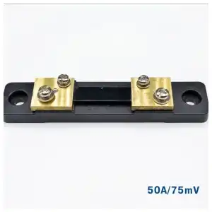 Shunt 50A 75mV Medidor Corriente DC para Amperímetro M1062 miniatura 1