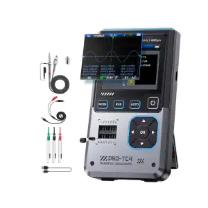 Osciloscopio FNIRSI DSO-TC4 3 en 1 10MHz 48MSa/s Transistor Tester DDS M1064 miniatura 1
