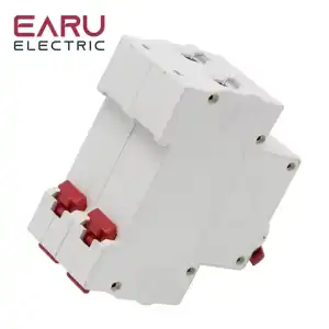 Interruptor termomagnetico (breaker)MCB EARU C45N 2P 20A 400V  Curva C 6kA Riel Din . E1022 miniatura 2