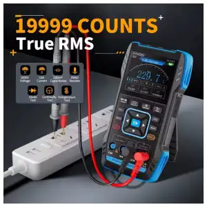 Osciloscopio 3 en 1 FNIRSI 2C23T 10MHz + multimetro 10000 cuentas +DDS . E1025 miniatura 3