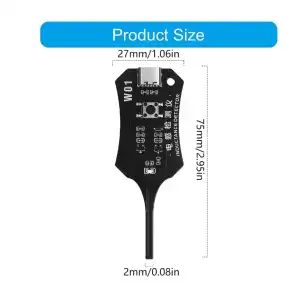 Probador de inductancia W01 XAGMODSHN. Luz verde tipo C 1 boton PCB . E1045 miniatura 5