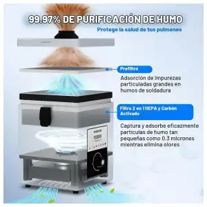 Extractor Humo soldadura KNOKOO FESO50. E1047 miniatura 2