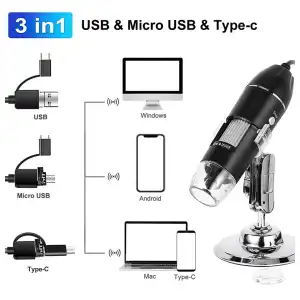 Microscopio Portatil HD 1600x M0290 miniatura 2