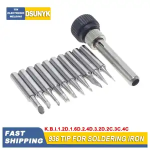 Kit de 10 puntas y Casquillo para Cautin. M0123 miniatura 1