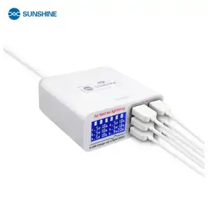 Sunshine SS-304Q 304D 6 puertos USB Estación de carga rápida inteligente. Cargador M0682 miniatura 4