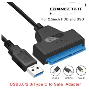 Adaptador USB 3,0 2,0 SATA hasta 6 Gbps, disco duro externo HDD SSD M0294 miniatura 6
