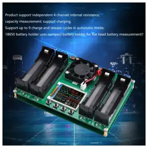 Tester Módulo probador de capacidad de batería tipo C, 2/4 puertos, 18650 MAh, MWh, pantalla Digital, medición de batería de litio, Detector de potencia   M0475 miniatura 4