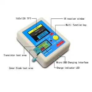 tester de componentes Electrónicos  LCR-17 M0476 miniatura 3