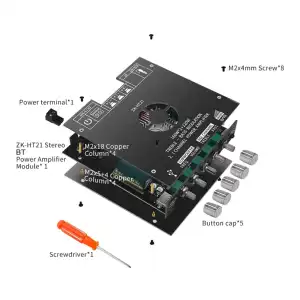 Amplificador 160w Clase D ZK-HT21 M0371 miniatura 4