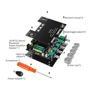 Amplificador MT-21 100w x canal M0477 miniatura 3