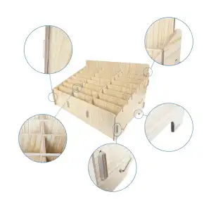 ORGANIZADOR DE CELULARES TIPO MADERA M0295 miniatura 5
