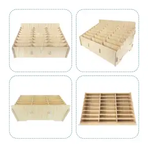 ORGANIZADOR DE CELULARES TIPO MADERA M0295 miniatura 4
