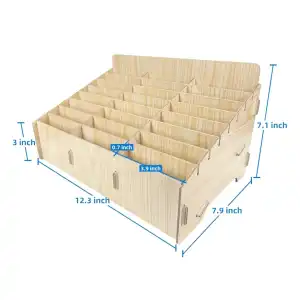 ORGANIZADOR DE CELULARES TIPO MADERA M0295 miniatura 3