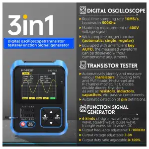 Osciloscopio Digital DSO-TC3 3 en uno M0372 miniatura 4