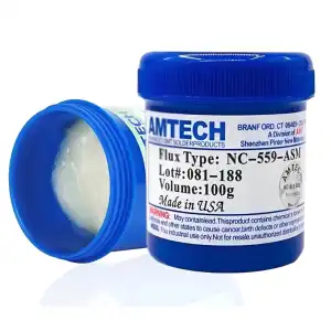 Pote de flux Amtech NC 559- ASM. M0196 miniatura 2