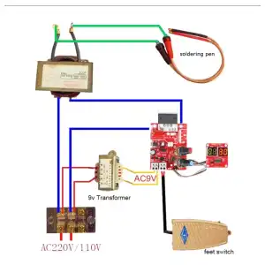 Placa controladora para soldadora 40Ade punto M0376 miniatura 3